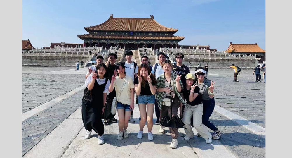 A group of students from the Department of Land Surveying and Geo-Informatics (LSGI) embarked on a study tour to Beijing, China.