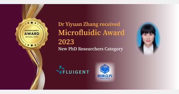 20240112Dr Yiyuan Zhang received Microfluidic Award 2023