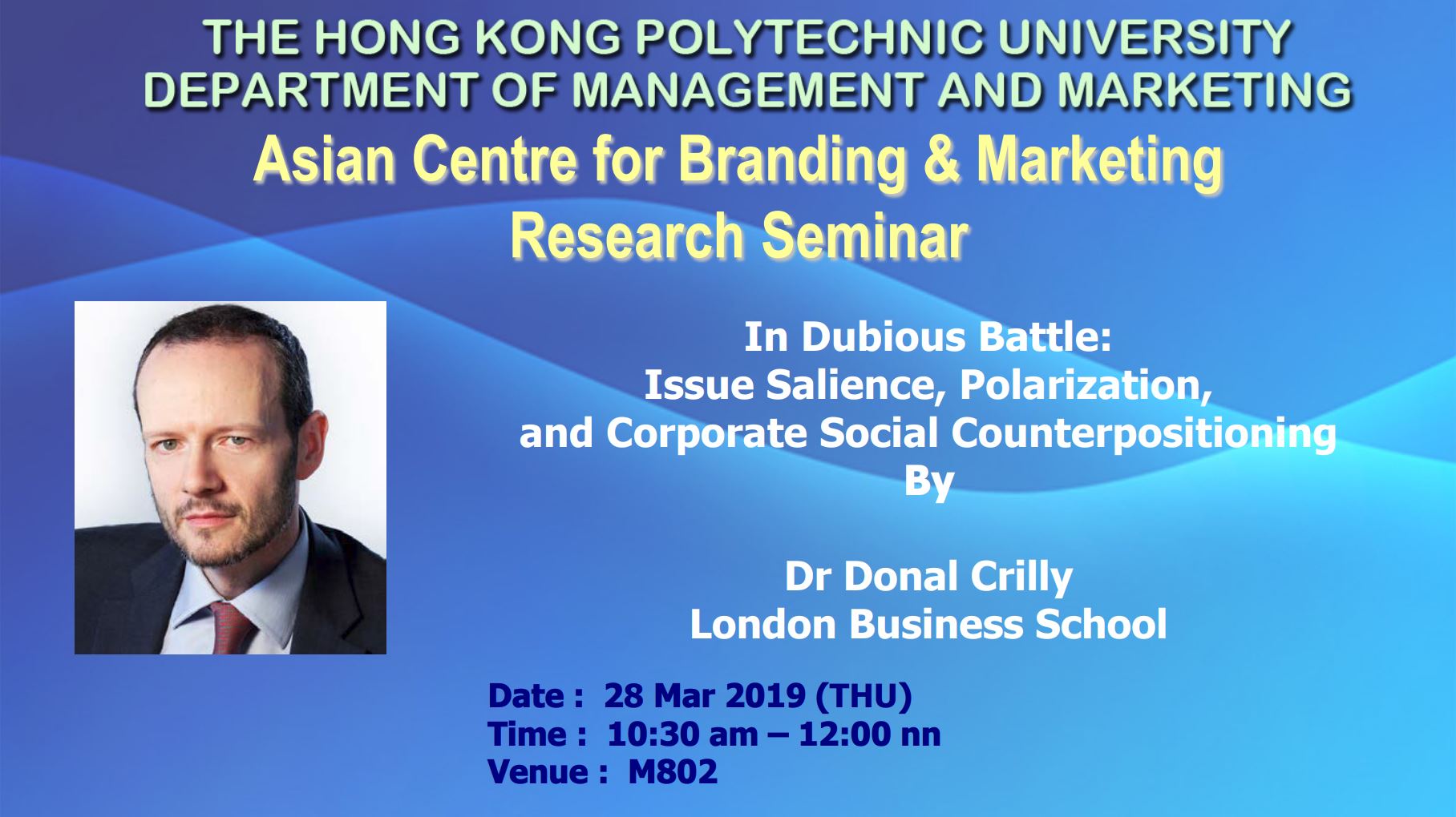 20190328 ACBM Seminar_Dr Donal CRILLY