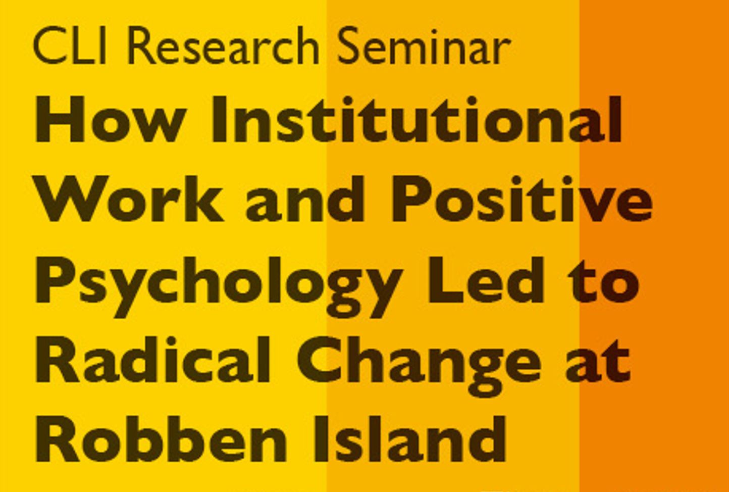 20130104_CLI Seminar