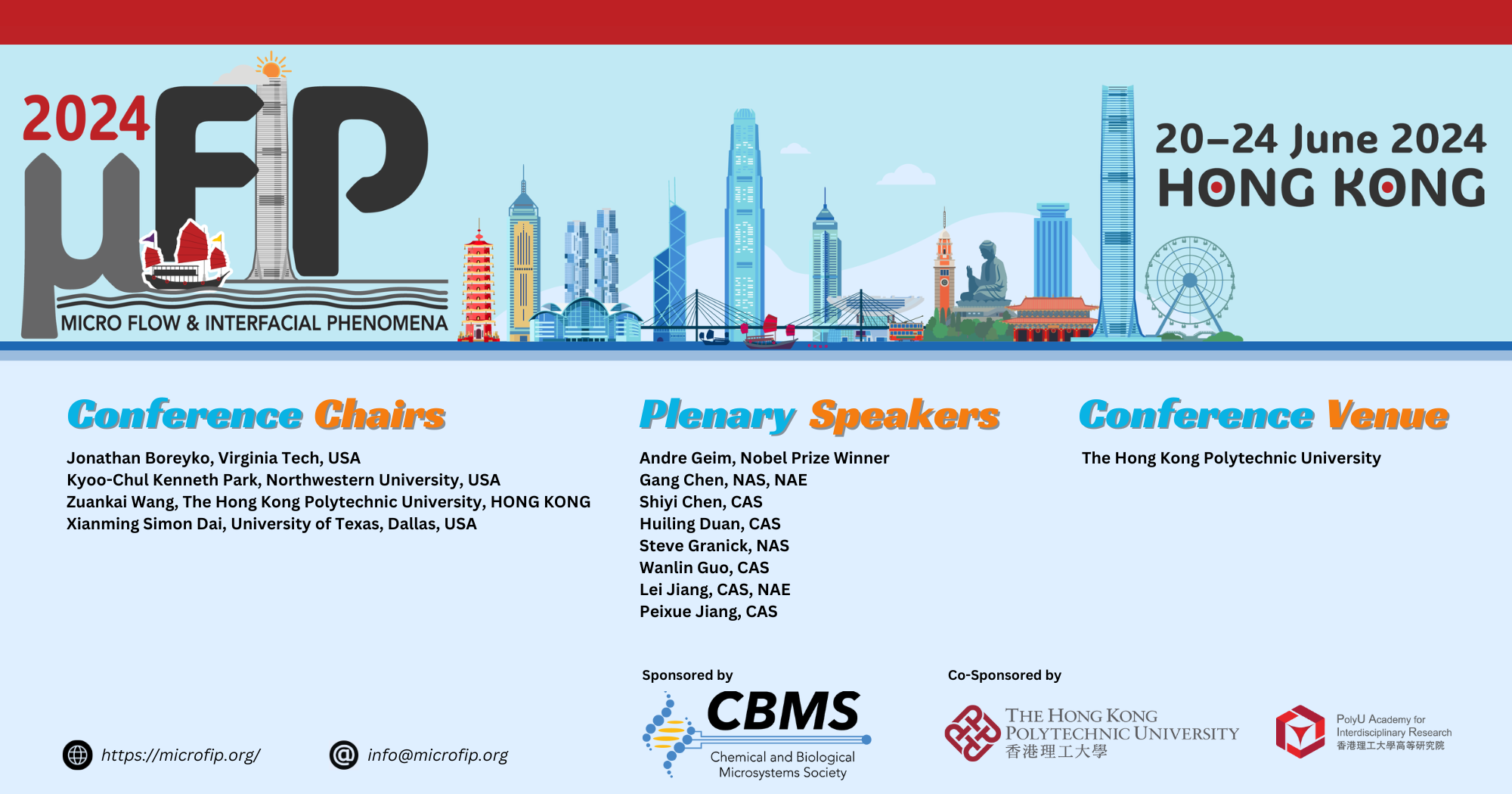 PolyU to host Micro Flow and Interfacial Phenomena (µFIP) Conference in ...