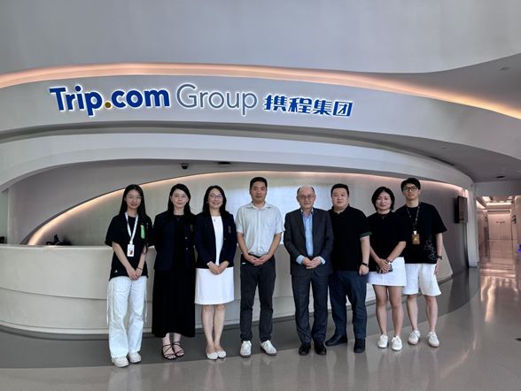 RCDTT delegation visits Tripcom Group in Shanghai1