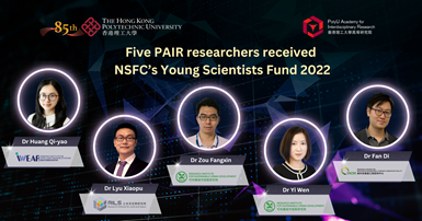20221020 website PolyU receives top project funding in Hong Kong from NSFCs Young Scientists Fund 2