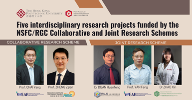 20221215 website - Five interdisciplinary research projects