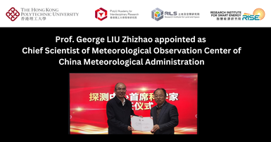 20241028_Prof George LIU Zhizhao appointed as Chief Scientist of Meteorological_EN