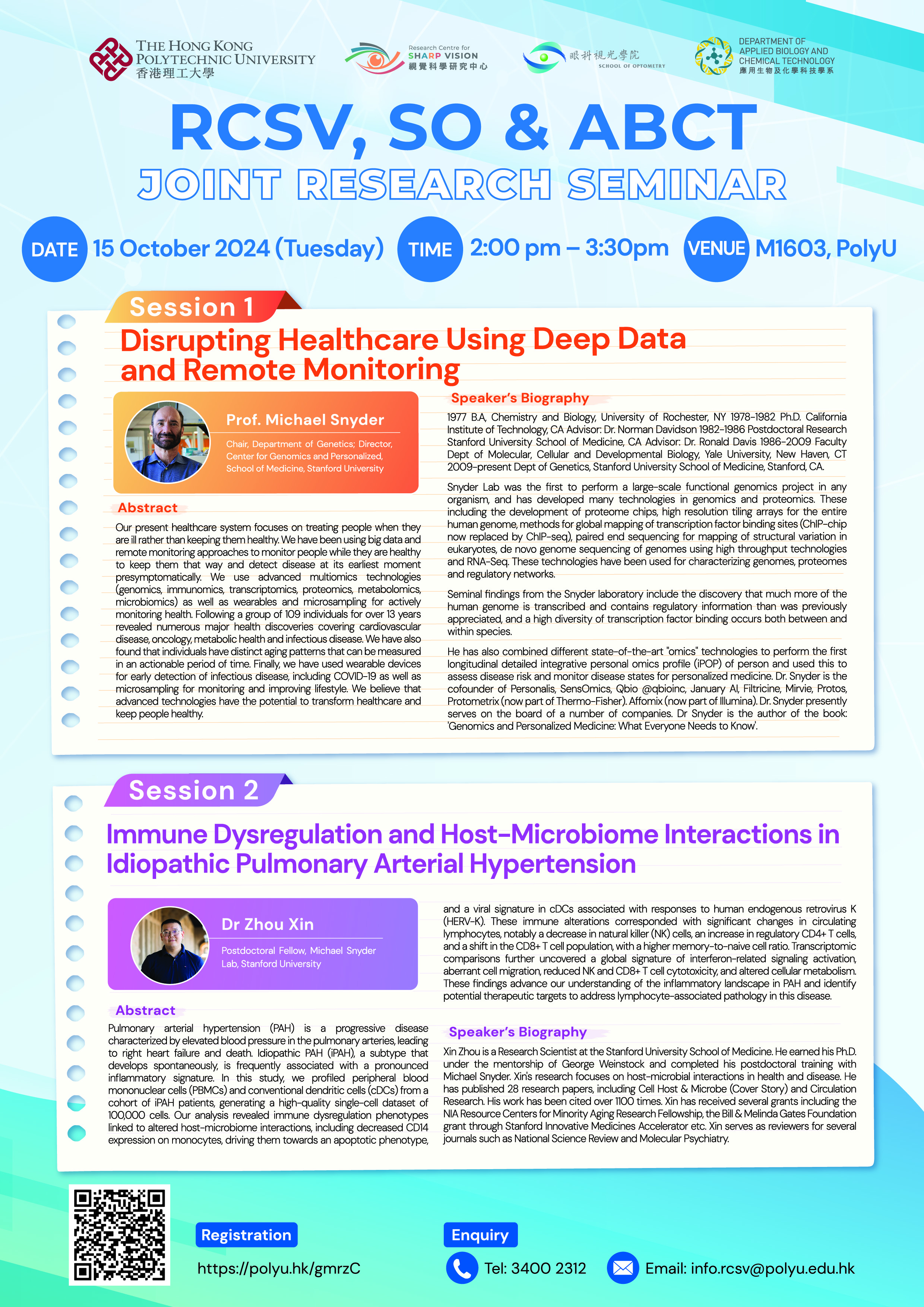 RCSV SO  ABCT Joint Research Seminar