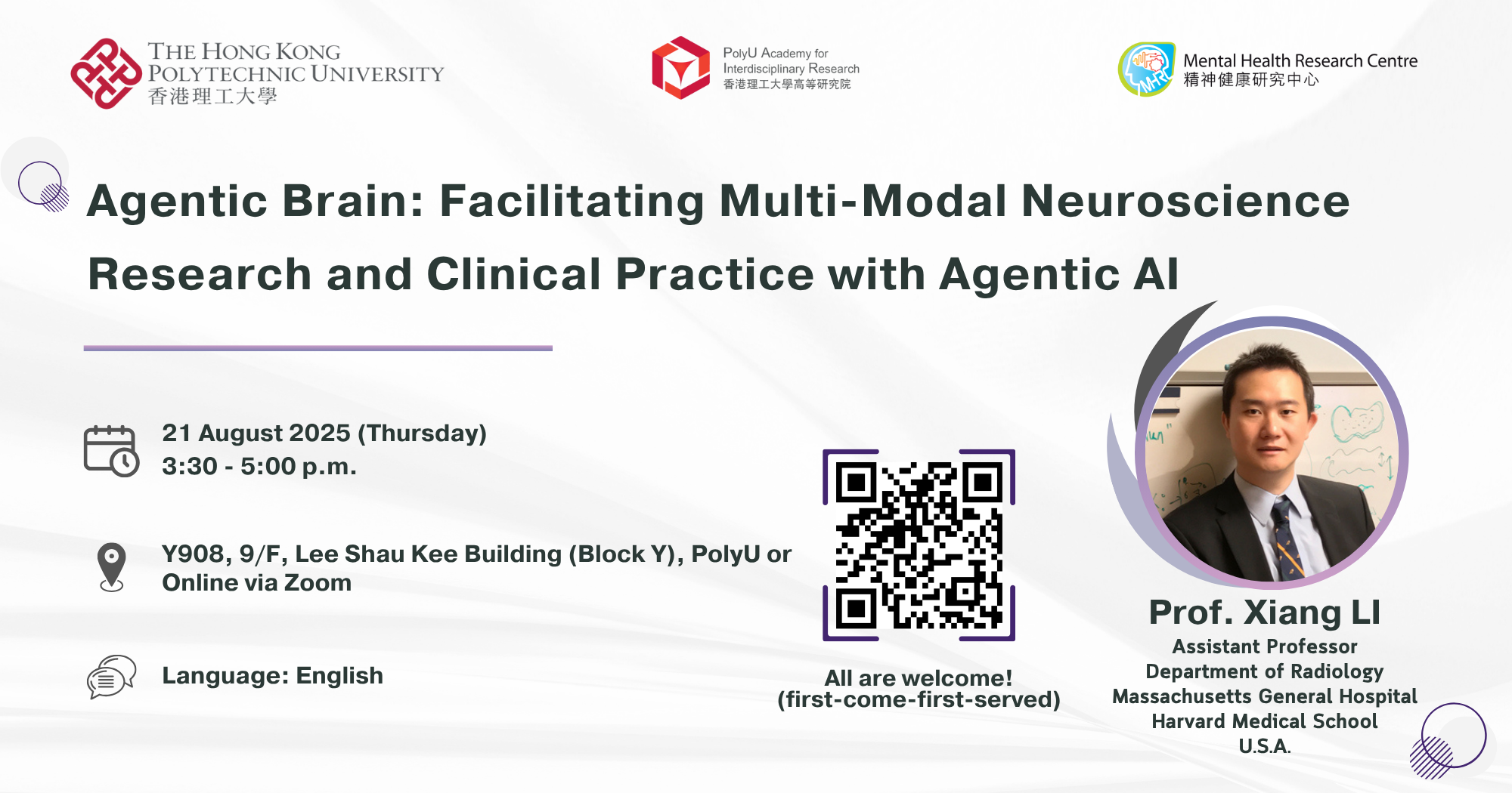 MHRC Research SeminarProf Li Xiang 2000 x 1050 px