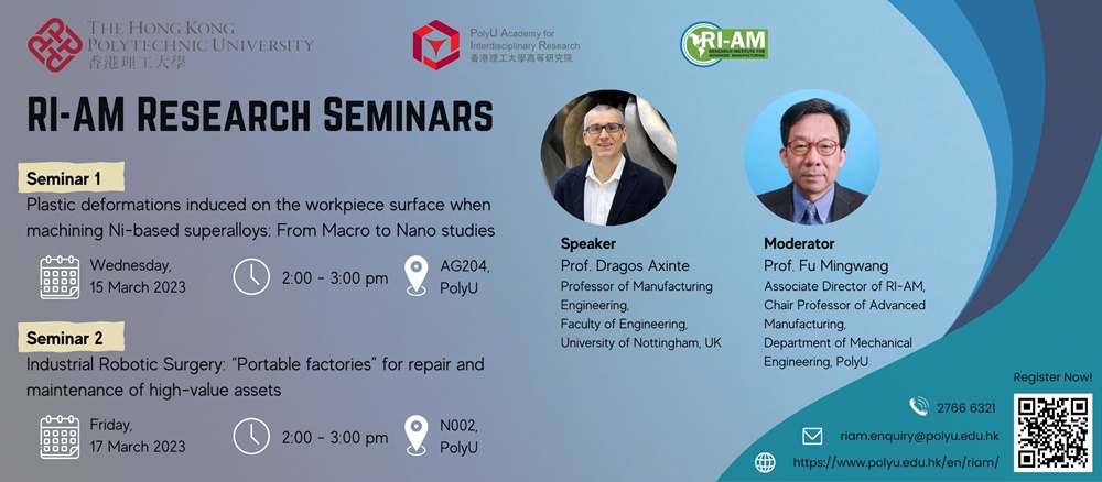 20230315RIAM Research Serminars on 15  17 March