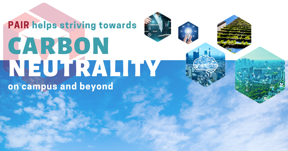 Website - PAIR helps striving towards Carbon Neutrality on campus and beyond