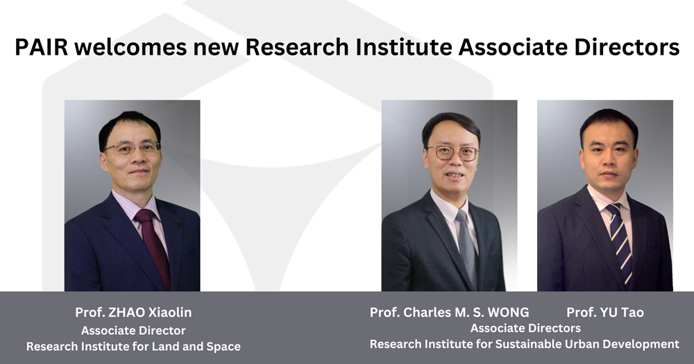 PAIR welcomes new Research Institute Associate Directors