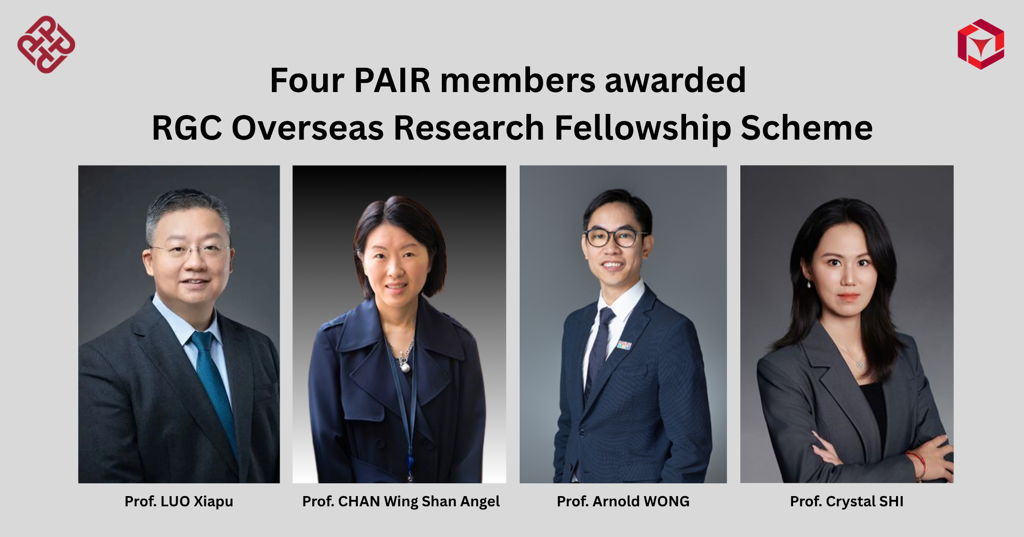 20260528 Four PAIR members awarded RGC Overseas Research_EN