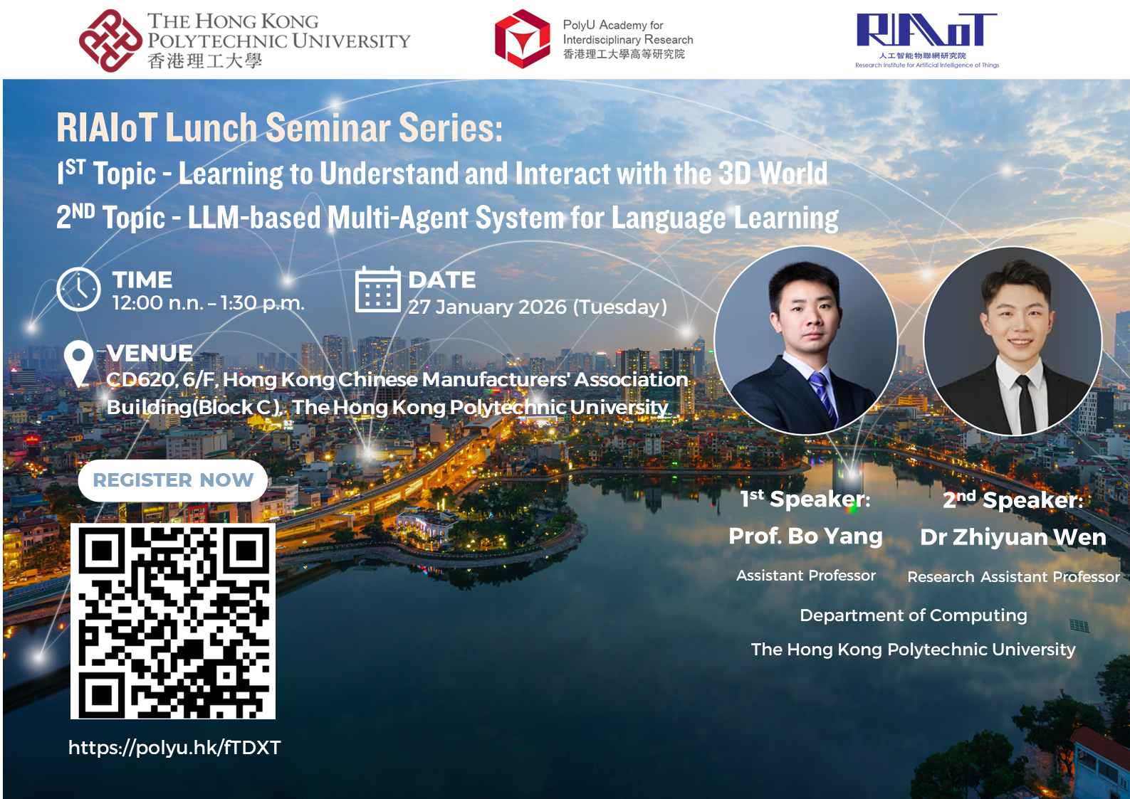 RIAIoT Lunch Seminar Poster