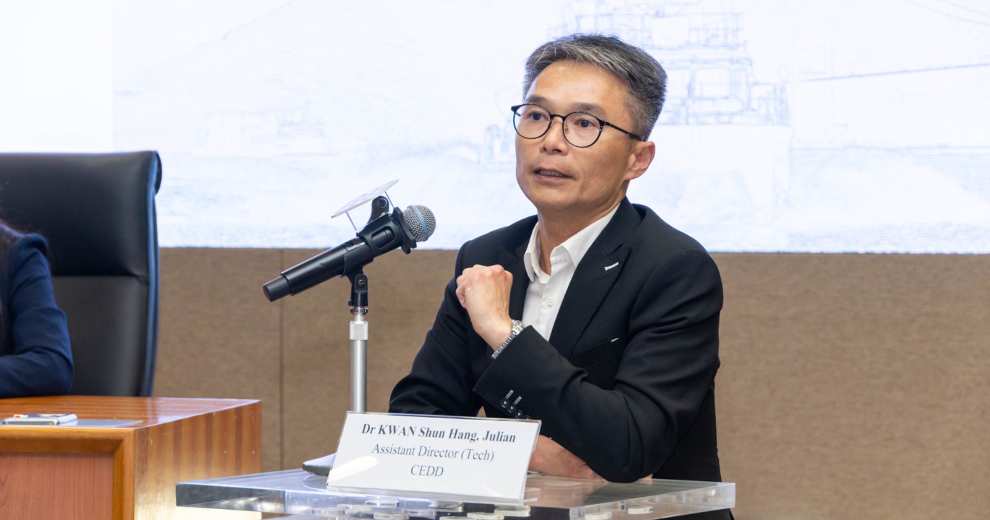 20250326A panel discussion moderated by Dr KWAN Shunhang Julian Assistant Director Technical of CEDD