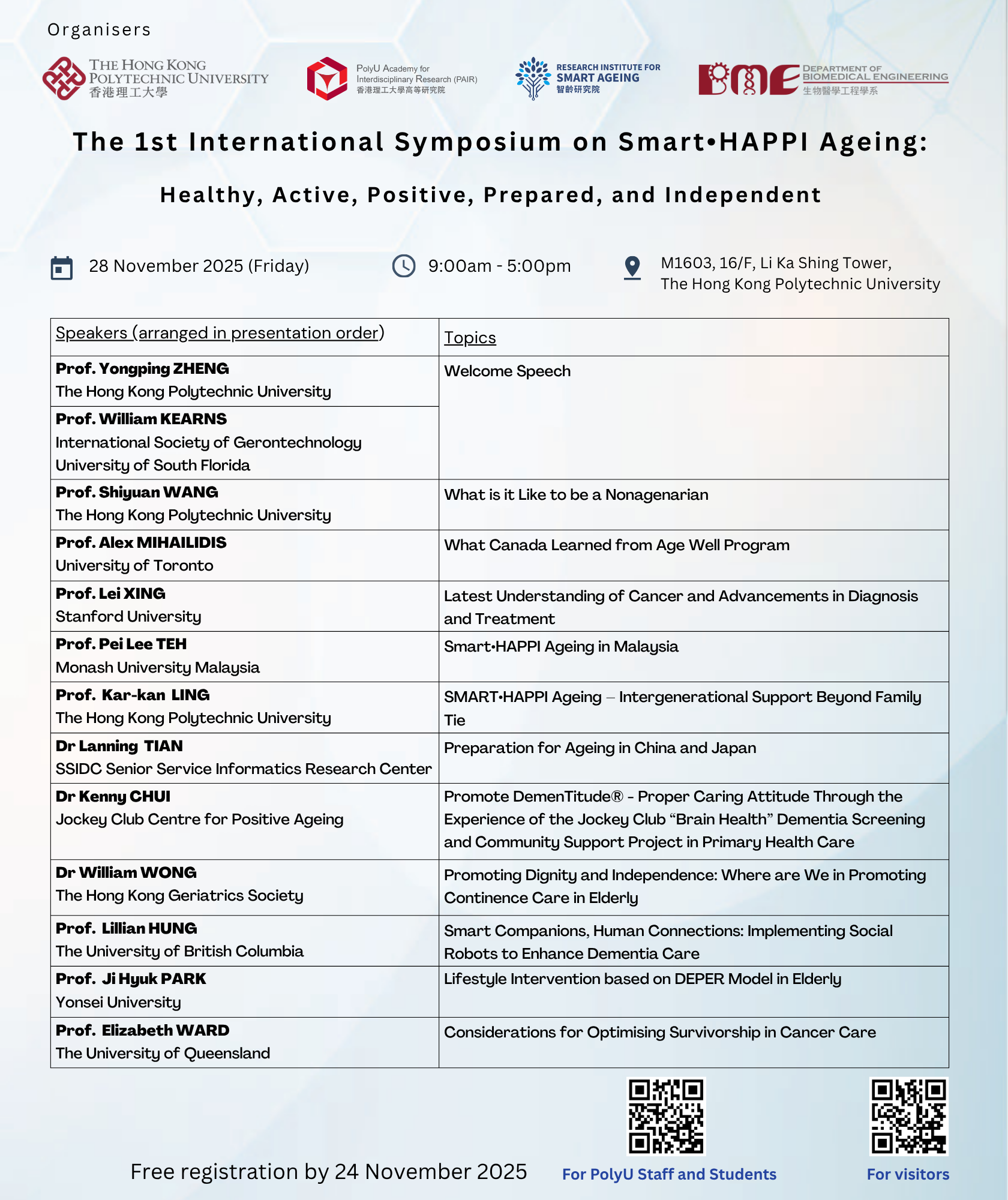 20251128_The 1st International Symposium on SmartHAPPI Ageing_ poster