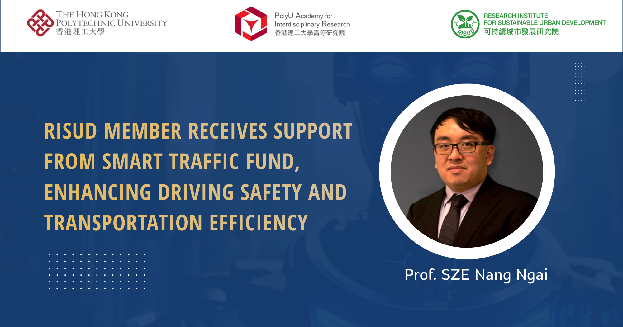 RISUD member receives support from Smart Traffic Fund enhancing driving safety and transportation ef