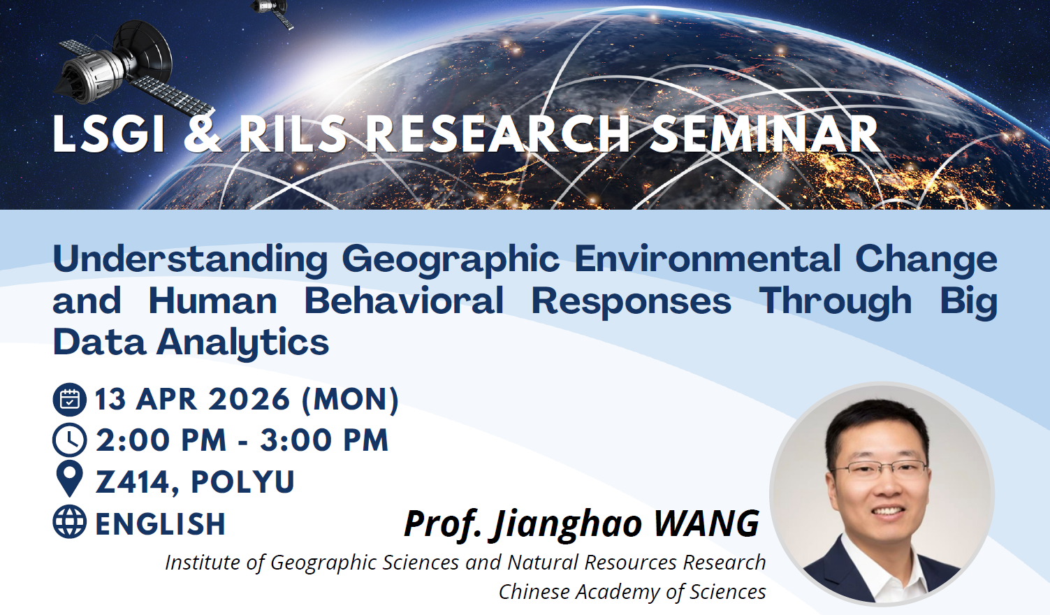 LSGI & RILS Research Seminar: Understanding Geographic Environmental ...