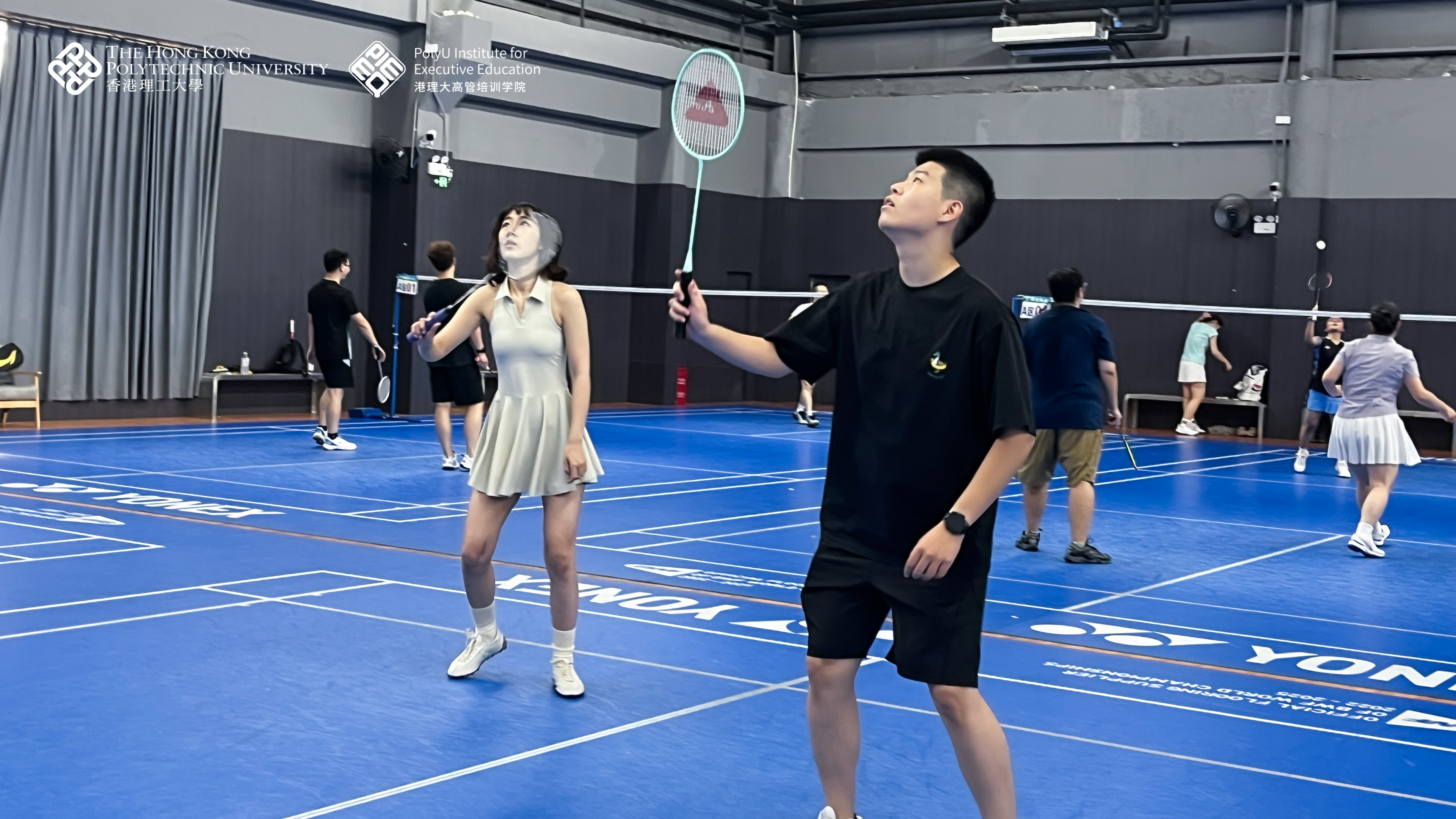 “‘羽’你同行”港理大高管培训学院羽毛球运动局