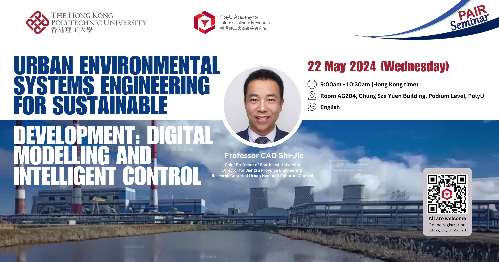PAIR Seminar by Prof CAO ShiJie on 22 May 20242000 x 1050 pxEN