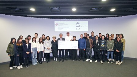 Generous donation for training fashion design