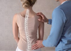 Scoliosis is the abnormal twisting and sideways curvature of the spine.