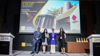 SHTM’s Global Hospitality Business programme won THE’s International Strategy of the Year award