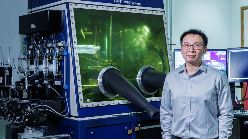 The team resorted to additive manufacturing for the production of titanium alloys.