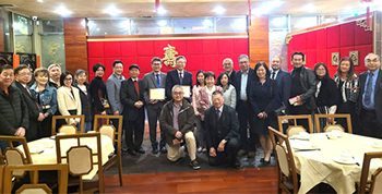 The President meeting alumni in Australia