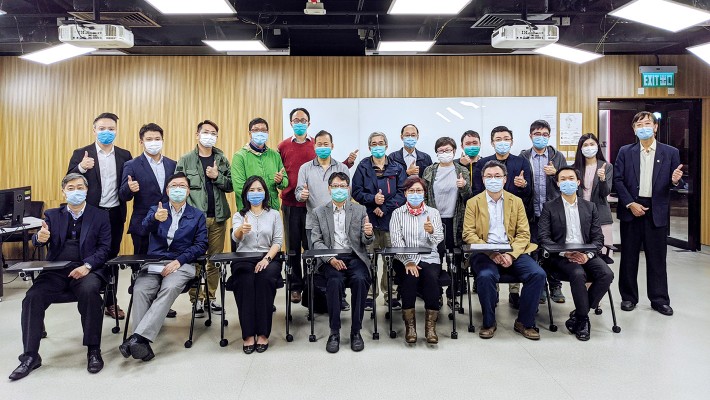 Wearing face masks in a photo marks an unusual, yet memorable inauguration.