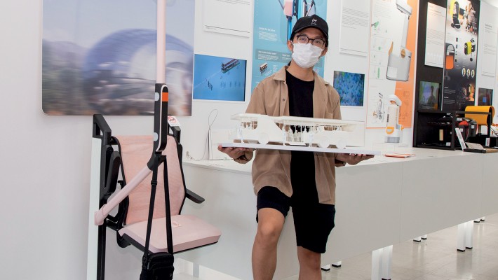 The PolyU Design Degree Show 2020 showcases creativity of PolyU design students, including the award-winning project Asit by graduate Hui Hang-tat.