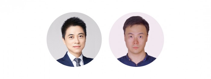 （左起）机械工程学系苏众庆教授及徐炜博士