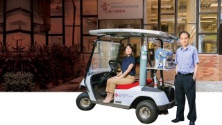 World’s first ammonia-powered electric vehicle created at PolyU