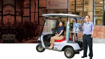 World’s first ammonia-powered electric vehicle created at PolyU