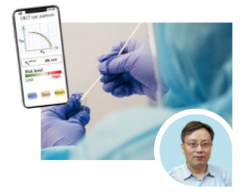 Professor Yan Feng,of the Department ofApplied Physics, has leda team to develop a non-invasive andportable antibody detection platformfor rapid and accurate results.