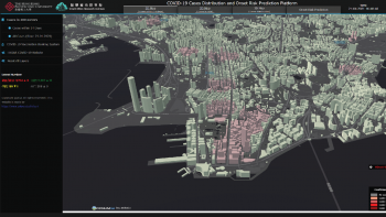 Professor Shi Wenzhong, Director of the Otto Poon CharitableFoundation Smart Cities Research Institute, and his team havedeveloped technologies to predict pandemic trends.