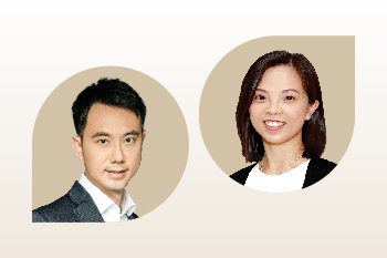 賦勵慈善基金主席杜軒榮律師(左)與賦勵慈善基金社會服務青年學者馮慧東博士