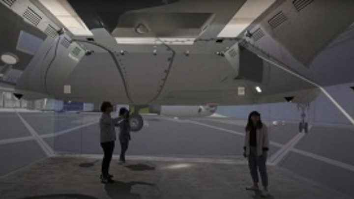 The Hybrid Immersive Virtual Environment is another major facilityinstalled in IC. As Hong Kong’s first large-scale X-Reality hybridclassroom, it adopts fully immersive six-sided Cave AutomaticVirtual Environment technology to significantly enhance teachingflexibility and the learning experience.
