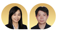  Dr Amber Chiou Jiachi (left) Dr Cesar Wong (right)