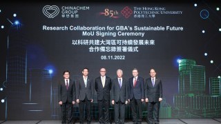 PolyU and Chinachem Group forge partnership for driving a sustainable future for the GBA