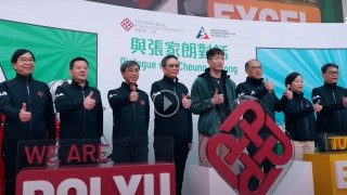 Olympic gold fencer Cheung Ka-long shares his athletic and personal life with the PolyU community