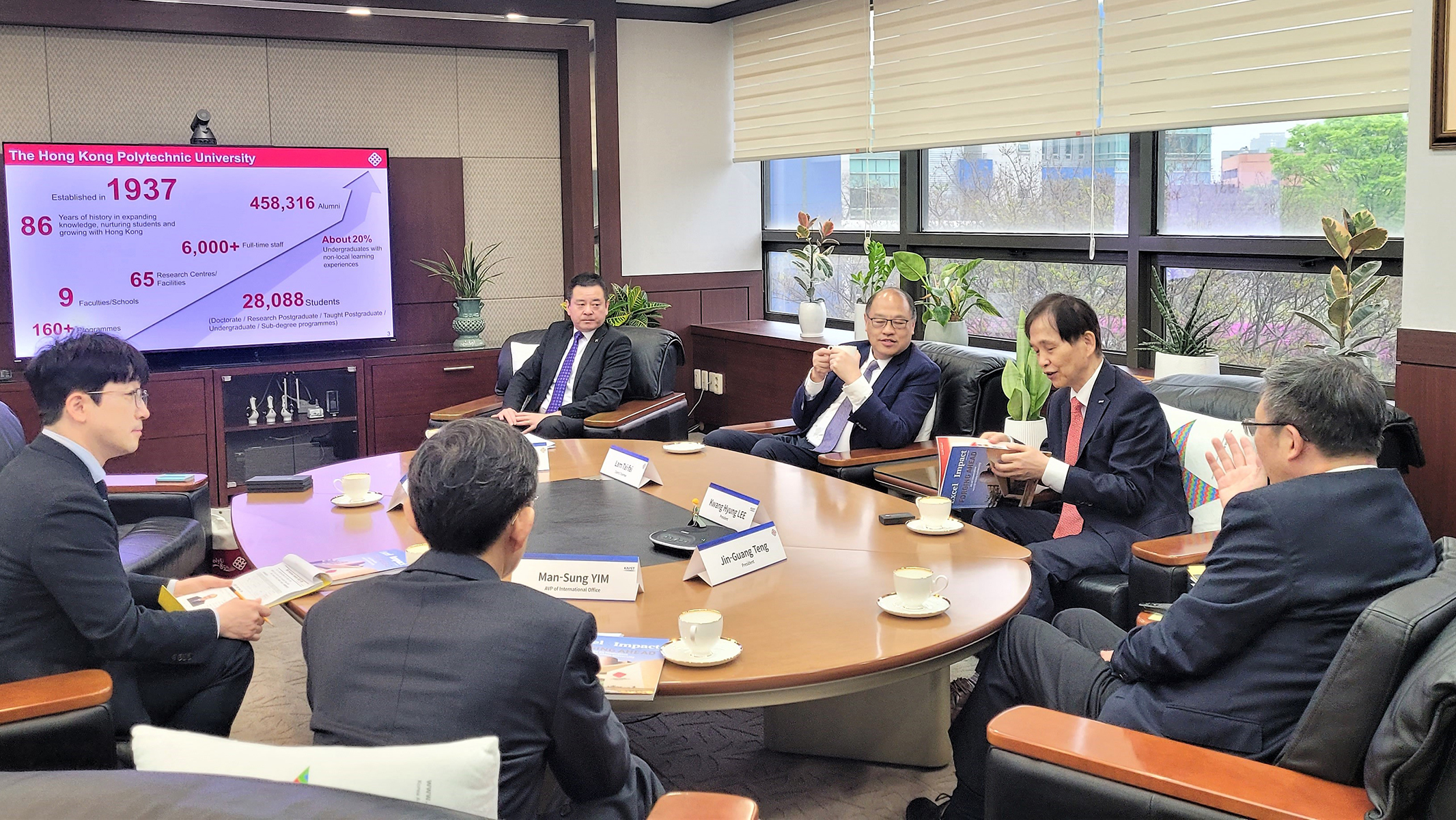 Seoul visit strengthens PolyU’s partnerships with top South Korean universities 