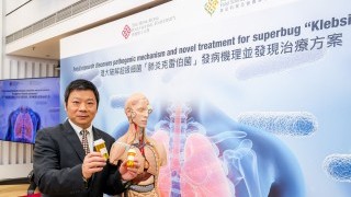 PolyU research discovers pathogenic mechanism and novel treatment for superbug to reduce mortality