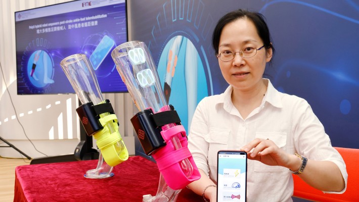 Developed by a research team led by Dr Hu Xiaoling, Associate Professor of the Department of Biomedical Engineering, the Mobile Ankle-foot Exoneuromusculoskeleton is an innovative multimodal wearable robot for ankle-foot rehabilitation.