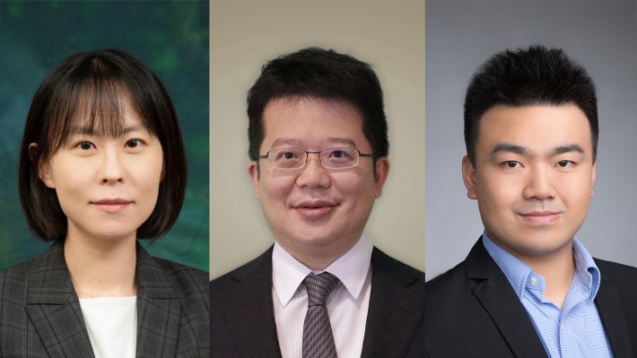 From left: Dr Molly Li, Dr Ben Shao, Dr Dahua Shou