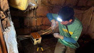 A PolyU student worked to install solar power generation systems in rural Rwanda, bringing electricity to impoverished families across the mountainous villages.