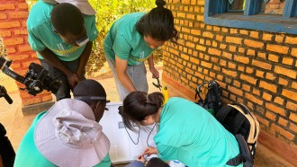 PolyU students installed over 400 solar power generation systems in rural Rwanda this year.