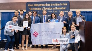 PolyU triumphs with nine awards at Silicon Valley Inventions Festival