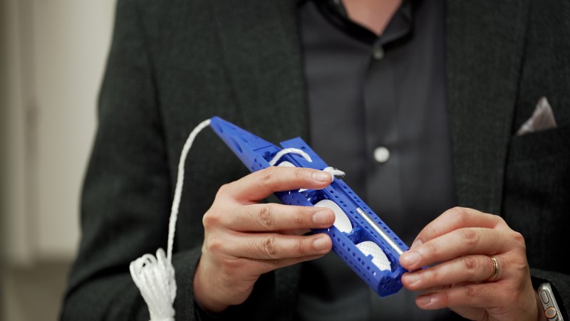 A specially designed passive collection instrument was developed by Prof. Siu’s team, with 3D printing support from the PolyU Industrial Centre. 