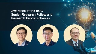 Three scholars awarded prestigious RGC fellowships for research excellence