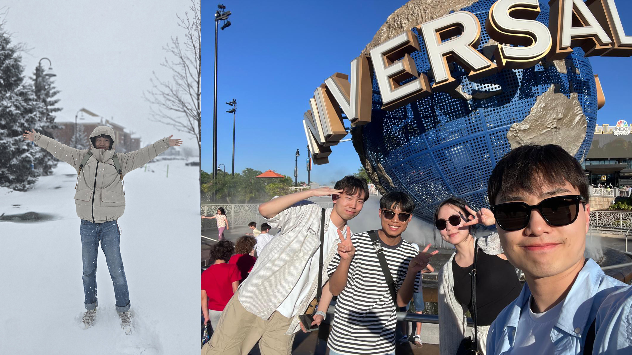 Dylan Zheng (first left) in the photo on the right.