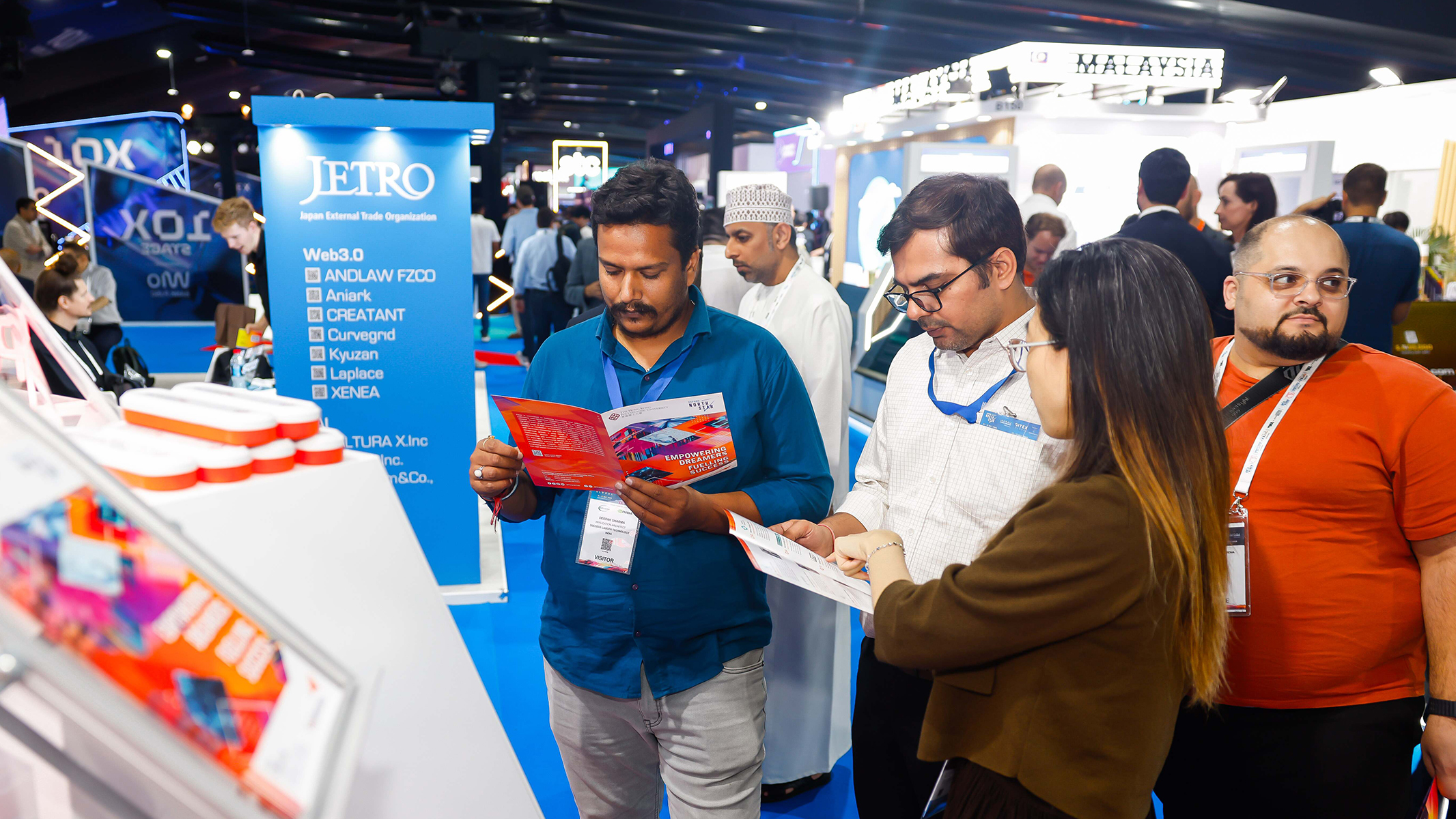 The participating startups engaged in business networking and investor matchmaking, connecting with industry leaders and exploring opportunities in the Dubai market.
